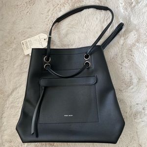 Vegan Leather Black Bag
